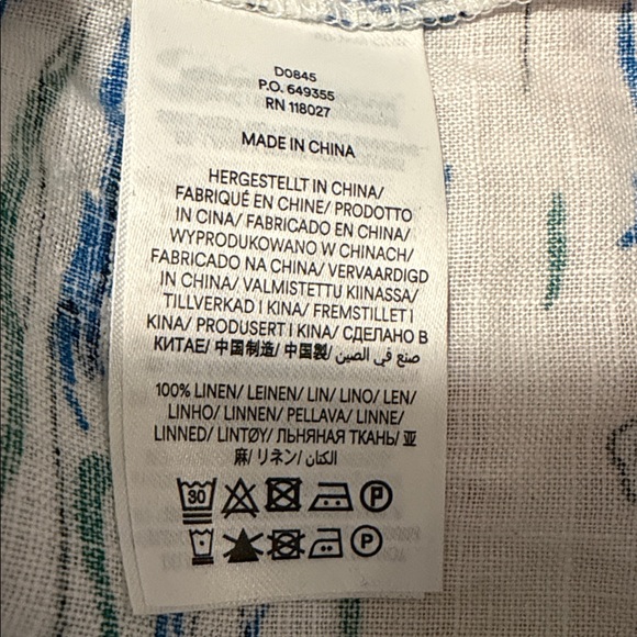 Boden Cleo Linen dress, NWT in Amalfi Coast pattern - Picture 6 of 7